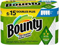 Bounty Select-A-Size Paper Towels, 6 Double Plus Rolls, 113 Sheets Per Roll by Bounty