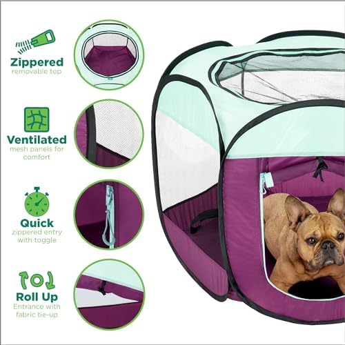 Furhaven Portable Dog Playpen, Cat Playpen, Pet Playground, Kennel Foldable - Image 3