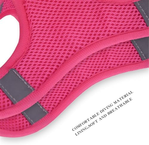 Step in Dog Harness No Pull Flower Adjustable Soft Mesh Harness - Image 6