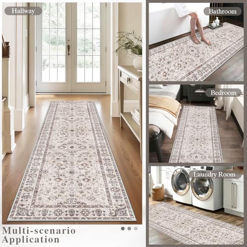 2x9 Runner Rug Non Slip: Washable Soft Carpet - Image 2