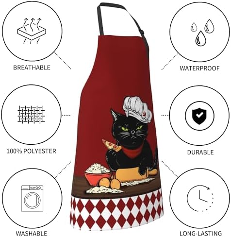 Art Apron with Pocket for Women Men - Image 3