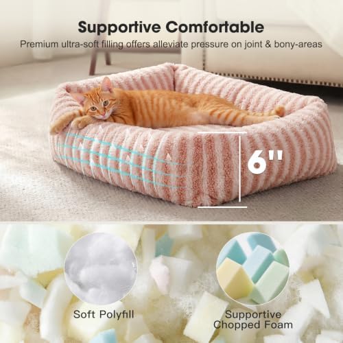 MIXJOY Dog Beds for Small Dogs Cats，Small Dog Bed Washable - Image 2