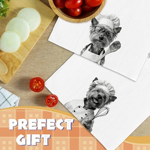 Dog Kitchen Towels Decor Set of 2 - Image 5