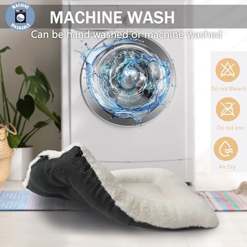 Small Dog Bed for Crate 24 x 18 Ultra Soft Crate Pads for Dog Cages Washable & - Image 6