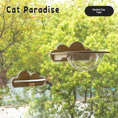 Cat Paradise Space Capsule Window Cat Bed, Suction Cup Mount, 20kg Load Capacity - Image 4