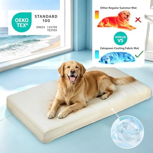 Cooling Dog Bed for 2XL Large Dogs, QMAX>0.5 Waterproof Pet Beds - Image 2