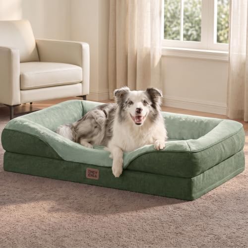 EHEYCIGA Orthopedic XL Dog Bed for Large Dog, Memory Foam Dog Couch by EHEYCIGA