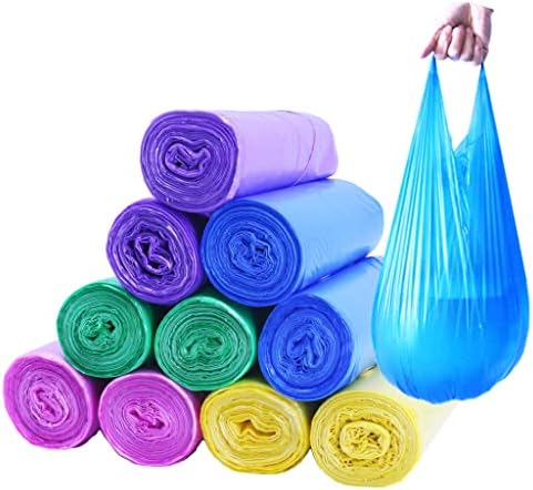 200 Count 4 Gallon Trash Bags, Small Colorful Garbage Bags by Unknown