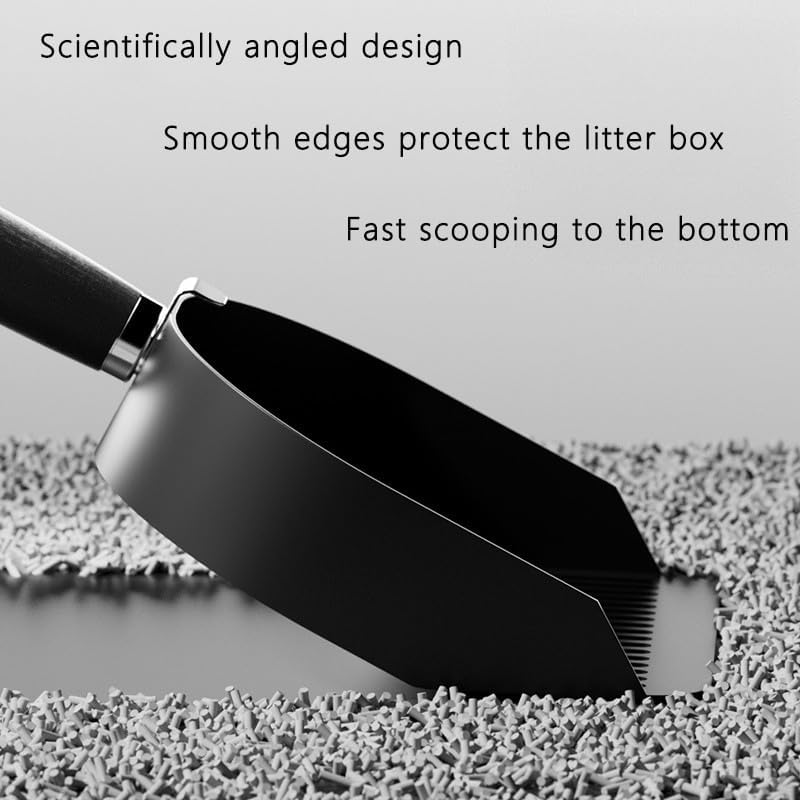 DHXYZZB Cat Litter Scoop Stainless Steel Litter Shovel, Heavy Duty Litter Sifter - Image 3
