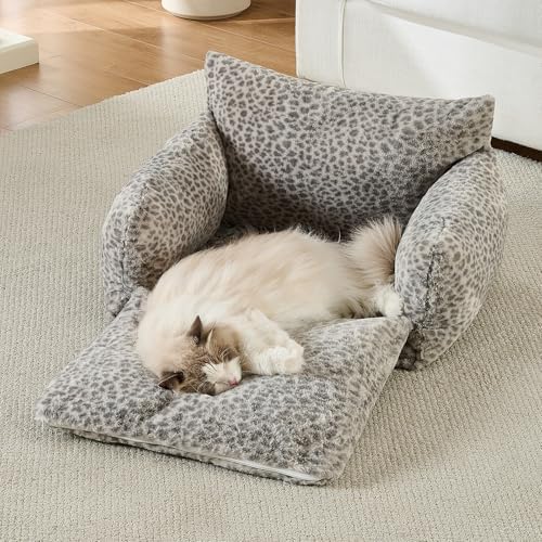 Hollypet Cat Bed Small Dog Orthopedic Couch Beds - Image 6
