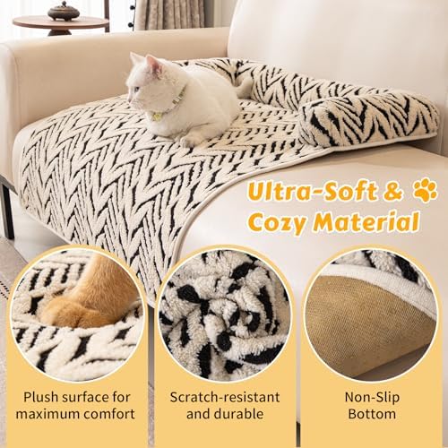 Calming Dog Bed Mats with Neck & Head Support, 31.5 x 23.62 inch Black - Image 2