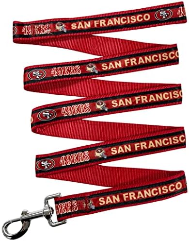 NFL PET Leash San Francisco 49ers Dog Leash, Medium Football Team Leash by PETSFIRST
