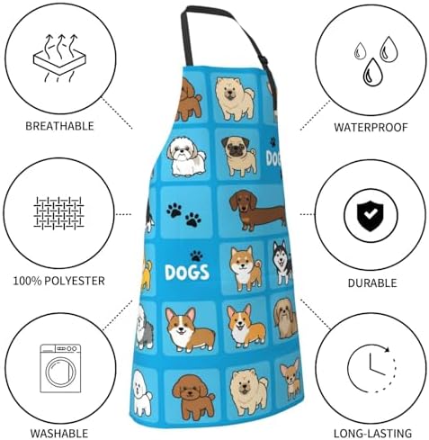 Waterproof Apron For Adults Chef Bib - Image 6