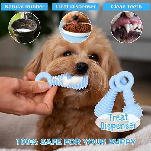 Puppy Toys, 9 Pack Dog Chew Toys, Teething Toys - Image 3