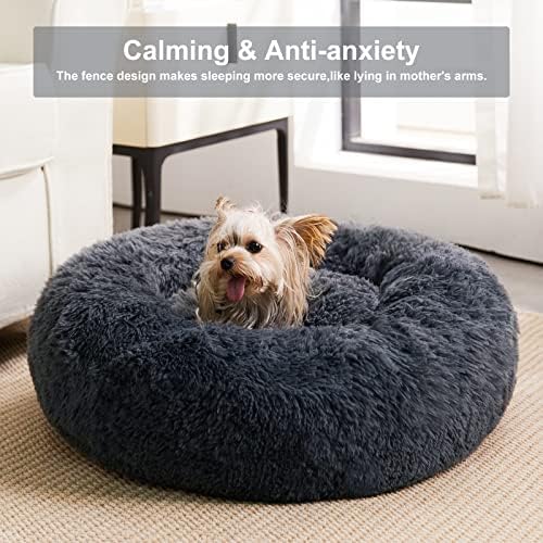 WNPETHOME Large Round Calming Dog Bed Cat Bed - Image 3