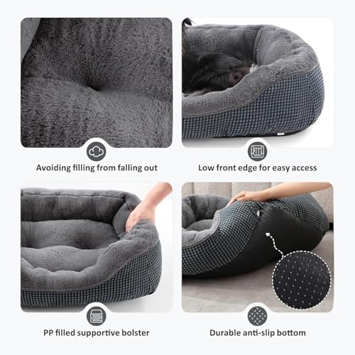 INVENHO XL Dog Beds Large Sized Dog, Washable Orthopedic Warming Soft Sleeping - Image 3