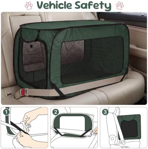 Portable Dog Crate 36" Collapsible Pop Up Dog Crate - Image 5