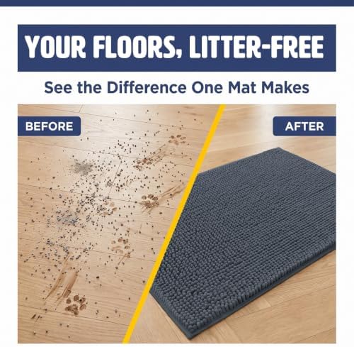 Muddy Mat® | XL Cat Litter Mat 48"x72", Litter Trapping Mat, Super Absorbent - Image 2