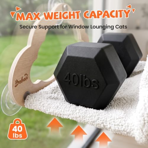 Cat Window Perch Cloud Shape, Large Cat Hammock Bed Washable - Image 4