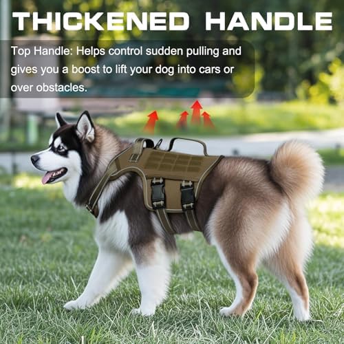 Dog Harness for Large Dogs, No Pull Tactical Vest - Image 2