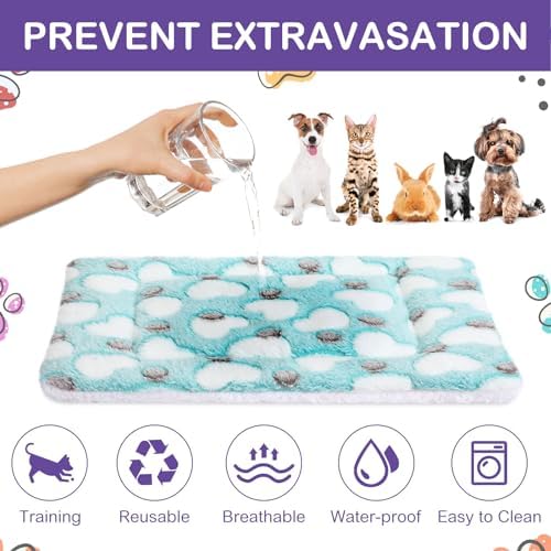 Haull 4 Pcs Waterproof Guinea Pig Bedding Mat, 13 x 18.5 - Image 3
