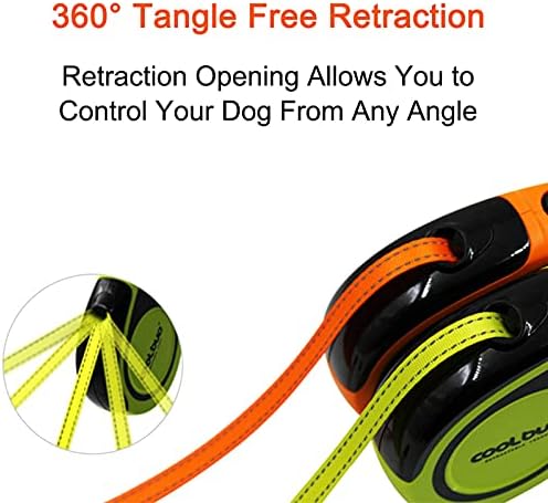 360° Tangle-Free, Heavy Duty Retractable Dog Leash - Image 5