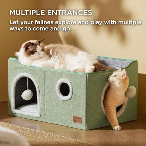 Bedsure Extra Wide Cat House Bed - Image 2