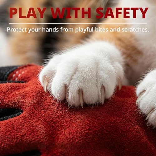 vclpower Animal handling Gloves 16-inch Leather - Image 5