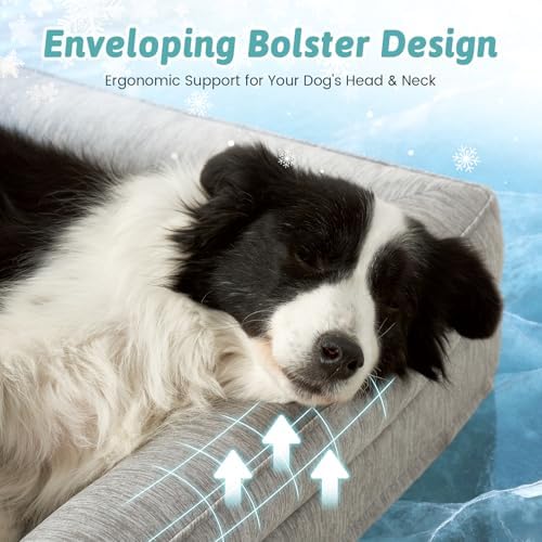COZY KISS Cooling Dog Bed for Extra Large Dogs - Image 5