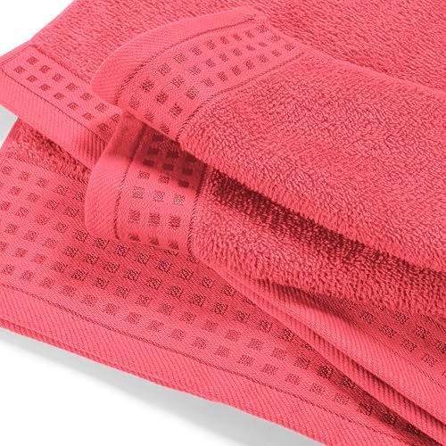 GLAMBURG Ultra Soft 3 Pack Cotton Towel Set, Contains a Bath Towel 28x55 inch - Image 2