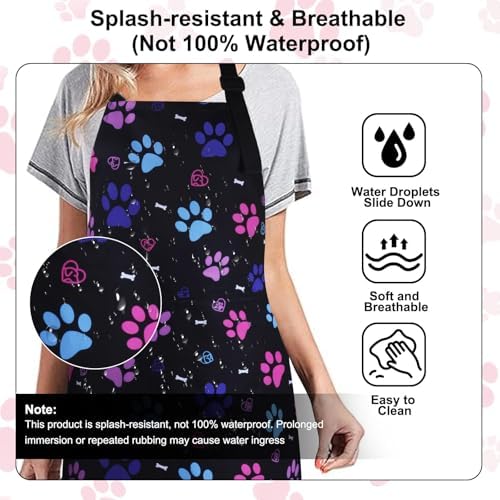 Dog Grooming Water-repellent Apron - Image 4