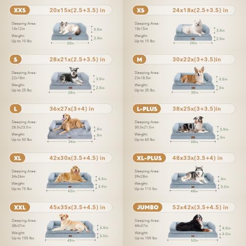 MEKIY Orthopedic Washable Dog Bed - Image 6