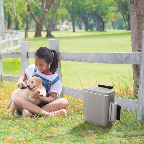 Mifoci Dog Poop Trash Can Outside, 2.4 Gallon - Image 6