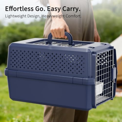 RIZZRAI Dog Carrier for Cats & Small Dogs: Airline-Friendly Travel Crate - Image 5