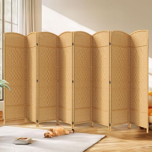 JOSTYLE 8 Panel Room Divider, Privacy Screen & Room Separation, Extra Wide by Jostyle