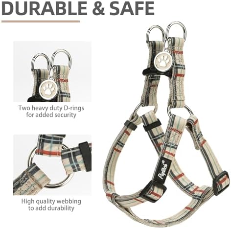 PUPTECK No Pull Dog Harness Medium Sized Step-in Adjustable Puppy Vest - Image 2