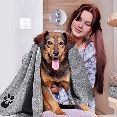 Dogvingpk Dog Towels for Drying Dogs 4 Pack - Image 5