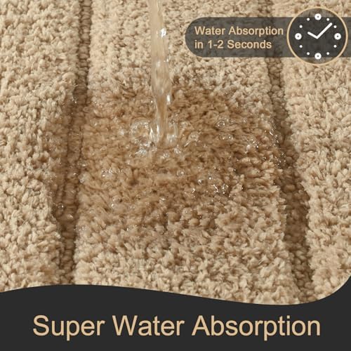 AROGAN Luxury Long Bathroom Runner Rugs 24x60 Inch Bath Rug Non Slip - Image 6