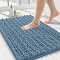 Smiry Bathroom Rugs 24X16, Extra Soft Rubber Backing Chenille Bath Mats by Smiry
