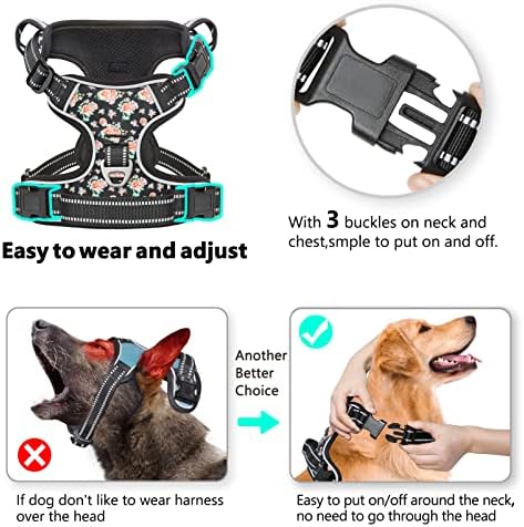 Timos Small Dog Harness, No Pull No Choke, Easy On & Off - Image 3
