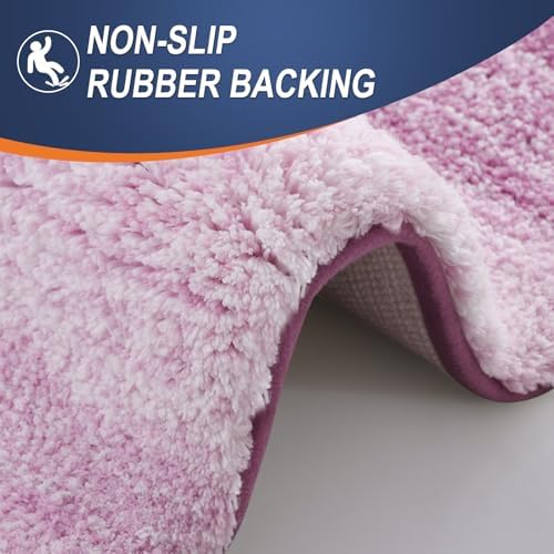 OLANLY Bathroom Runner Rug 47x17, Extra Soft Absorbent Microfiber Bath Rugs - Image 4