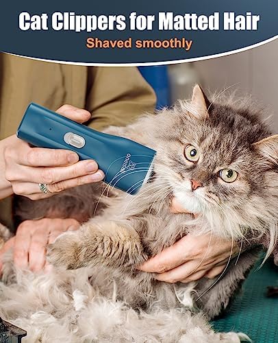 oneisall Pet Clippers for Cat Matted Hair, Quiet Pet Shaver for Cats - Image 2
