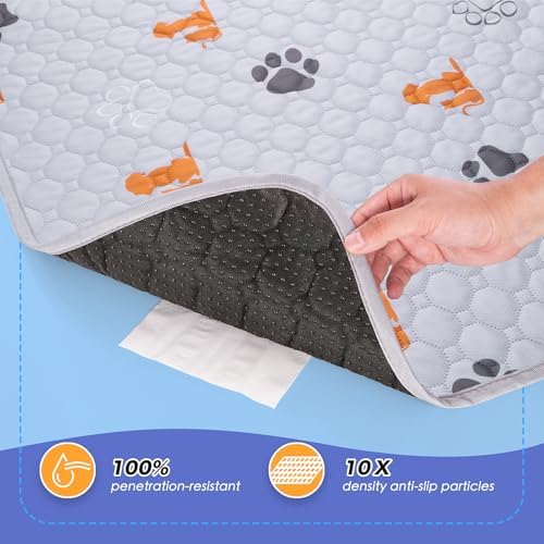 WanpeeGoo Washable Pee Pads for Dogs, Waterproof, 36 x 41 in, 2 Pack - Image 3