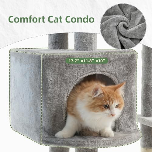 Gitelsnour 55.1'' Cat Tree Tower - Image 3
