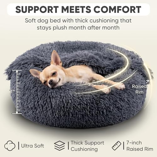 Himax Dog Beds for Small Dogs, Donut Dogs Beds - Image 6