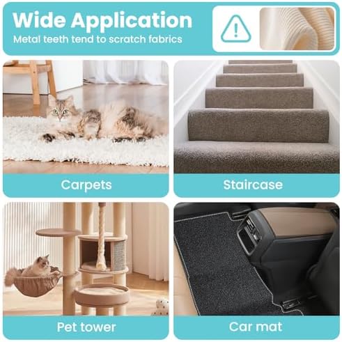 3 in 1 Carpet Rake for Pet Hair Removal, Tool Set of 3 - Image 6