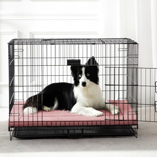 Dog Bed for Crate, Small Dog Crate Beds, Washable Pet Bed Mat Kennel Pad - Image 2