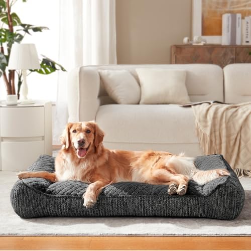 JOEJOY XL Orthopedic Dog Bed for Large Dogs, Extra Thick Foam Pet Bed Sofa by JOEJOY