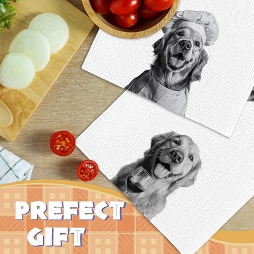 Dog Kitchen Towels Decor Set of 2 - Image 5
