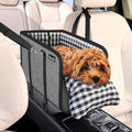 SlowTon Console Dog Car Seat, Dog Booster Seat by SlowTon